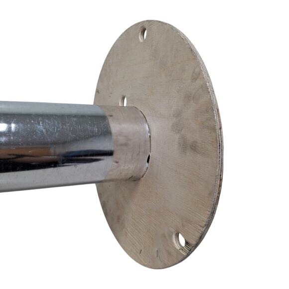 Used 15.5" Diameter Metal Center Wood Plywood Spool Craft Supply Decor - Picture 4 of 5